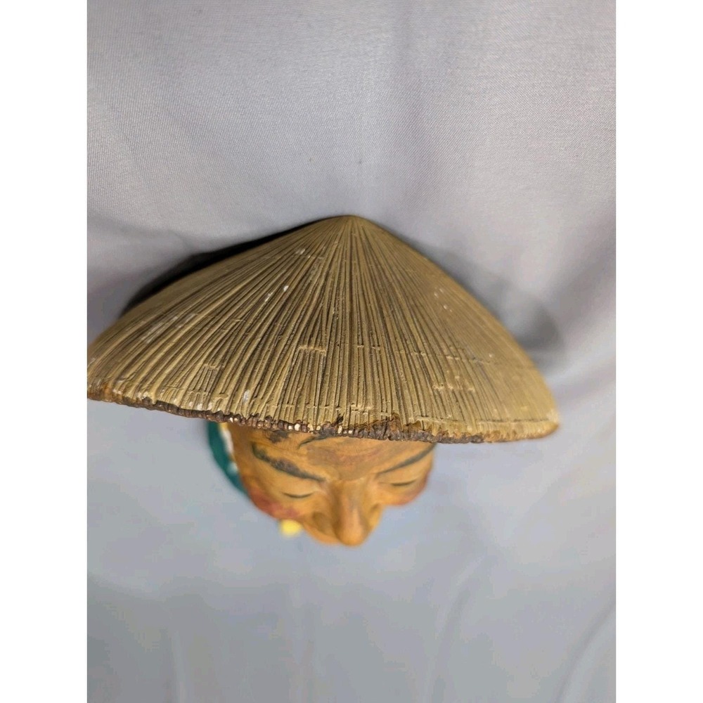 Vintage Bossons Coolie ChalkWare‎ Wall Mask (1963) Made In England - Picture 6 of 13